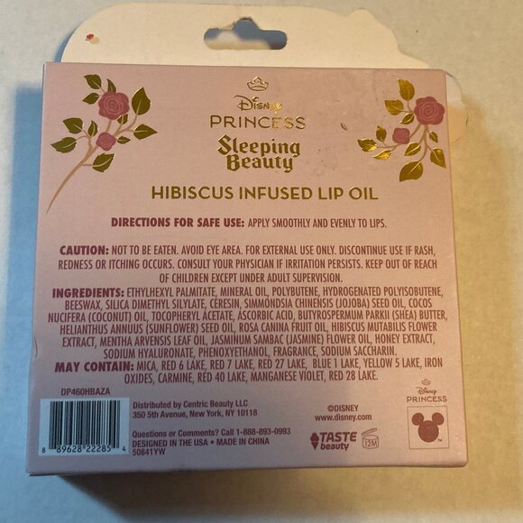Disney Princess Sleeping Beauty Hibiscus Infused Lip Oil - Picture 2 of 3